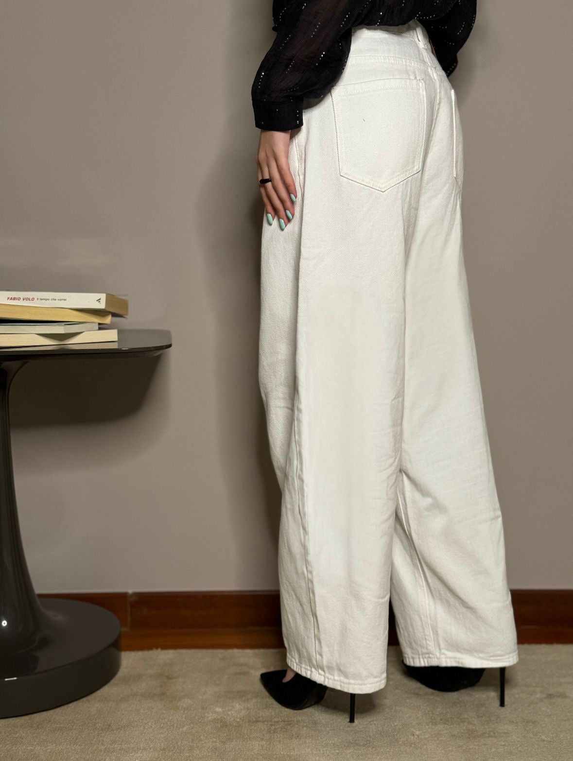 Jeans Balloon White